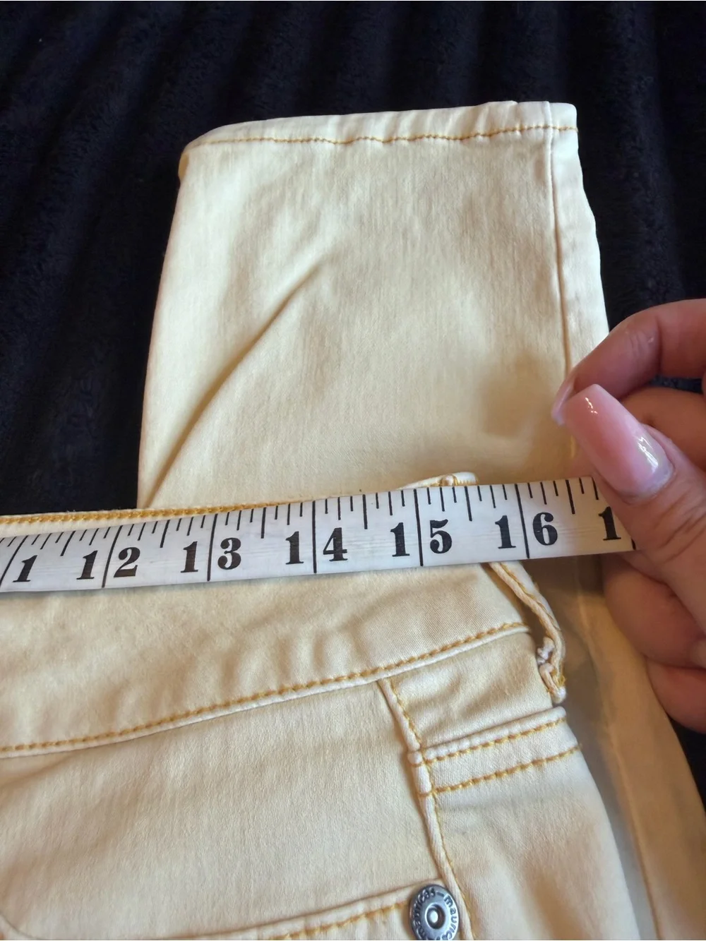 Light Yellow Women's Stretch Jeans